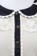 画像4: axes femme / リボンプルオーバー  オフｘ黒 T-25-08-09-013-AX-TO-HR-ZT