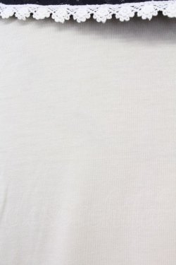 画像5: axes femme / リボンプルオーバー  オフｘ黒 T-25-08-09-013-AX-TO-HR-ZT492