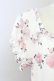 画像3: LODISPOTTO / シフォン花柄ワンピース  白ｘピンク T-25-08-09-016-LO-OP-AS-ZT (3)