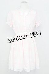LODISPOTTO / チェックシフォンワンピース  ピンク T-25-08-09-020-LO-OP-AS-ZT