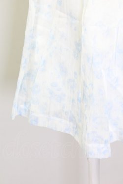 画像3: LODISPOTTO / フレアスカート  白ｘブルー T-25-08-09-022-LO-SK-AS-ZT