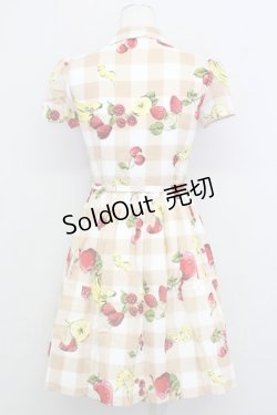 画像2: MILK /フルーチェワンピース  ベージュ T-25-08-10-018-ML-OP-ET-ZI