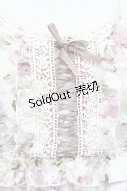 画像4: axes femme / 花柄レースチュニック  オフ T-25-08-10-023-AX-OP-HR-ZS