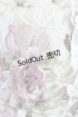 画像5: axes femme / 花柄レースチュニック  オフ T-25-08-10-023-AX-OP-HR-ZS