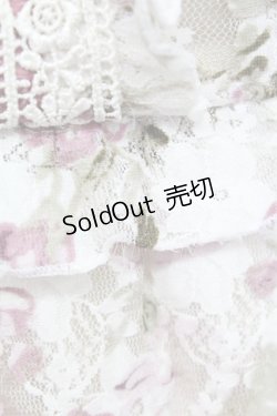 画像8: axes femme / 花柄レースチュニック  オフ T-25-08-10-023-AX-OP-HR-ZS