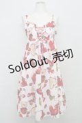 MILK / ラブベリーキャミドレス  ピンク T-25-08-10-026-ML-OP-HR-ZS