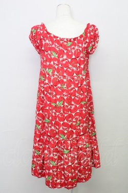 画像2: Jane Marple /マルティプルチェリーワンピース  ピンク T-25-08-10-027-JM-OP-AS-ZT