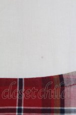 画像4: Jane Marple Dans Le Salon /マドラスチェックレイヤードワンピース  赤 T-25-08-10-028-JM-OP-AS-ZT349 (4)