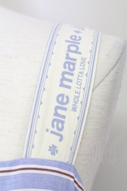 画像4: Jane Marple /Marine Stripe　scallop EMB dress  ブルー T-25-08-10-033-JM-OP-ET-ZT350