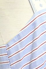 画像5: Jane Marple /Marine Stripe　scallop EMB dress  ブルー T-25-08-10-033-JM-OP-ET-ZT350 (5)