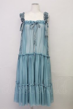 画像1: Candy Stripper / MISSING YOU SUSPENDER TULLEスカート  グリーン T-25-08-10-034-PU-SK-AS-ZT