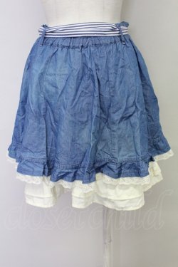 画像2: axes femme / スカート  ブルー T-25-08-10-035-AX-SK-AS-ZT