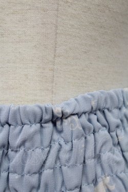 画像5: axes femme / ムーンキャットティアードスカート  サックス T-25-08-10-036-AX-SK-AS-ZT