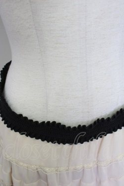 画像6: axes femme / レースティアードスカート  ベージュ T-25-08-10-039-AX-SK-HR-ZS