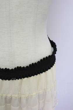 画像7: axes femme / レースティアードスカート  ベージュ T-25-08-10-039-AX-SK-HR-ZS