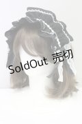 metamorphose / シフォンヘッドドレス  黒ｘ白 T-25-08-10-040-ME-AC-AS-ZS