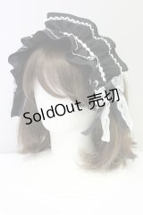 metamorphose / シフォンヘッドドレス  黒ｘ白 T-25-08-10-040-ME-AC-AS-ZS
