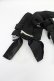 画像3: metamorphose / シフォンヘッドドレス  黒ｘ白 T-25-08-10-040-ME-AC-AS-ZT (3)