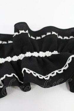 画像5: metamorphose / シフォンヘッドドレス  黒ｘ白 T-25-08-10-040-ME-AC-AS-ZT