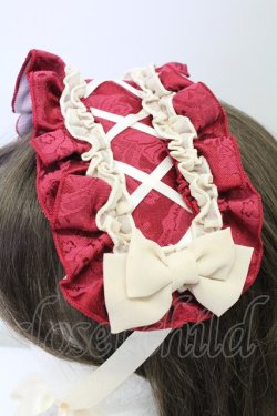 画像2: ATELIER PIERROT / Eleanorヘッドドレス  ワイン T-25-08-10-041-EL-AC-AS-ZT