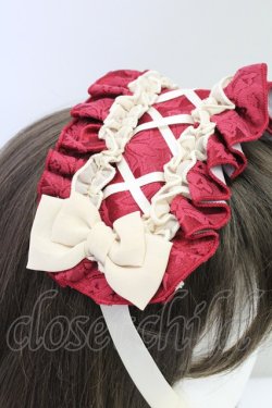 画像3: ATELIER PIERROT / Eleanorヘッドドレス  ワイン T-25-08-10-041-EL-AC-AS-ZS