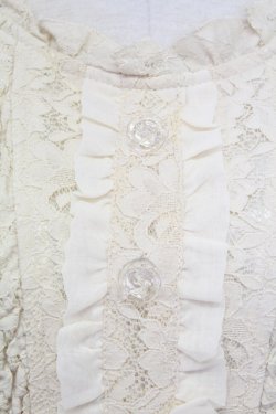 画像3: axes femme / 総レースフェミニンチュニック  キナリ T-25-08-10-009-AX-OP-HR-ZS