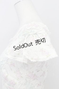 画像3: Emily Temple cute / バレリーナローズノースリーブワンピース  オフ T-25-08-10-010-ET-OP-ET-ZT0921F