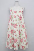 Jane Marple /English Roseストラップドレス  オフ T-25-08-10-011-JM-OP-ET-ZT