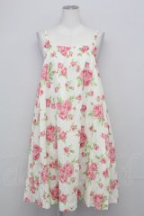 Jane Marple /English Roseストラップドレス  オフ T-25-08-10-011-JM-OP-ET-ZT