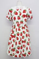 画像2: Jane Marple / ロイヤルストロベリーのワンピース  オフ T-25-08-10-015-JM-OP-ET-ZT349 (2)