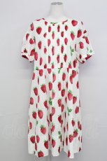 画像1: Jane Marple /Strawberry field　sheer dress - オフ T-25-08-10-016-JM-OP-ET-ZT349 (1)