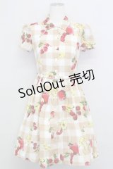 MILK /フルーチェワンピース  ベージュ T-25-08-10-018-ML-OP-ET-ZI