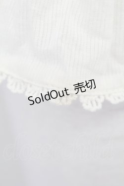 画像5: axes femme / 胸元刺繍編み上げトップス  アイボリー T-25-08-12-002-AX-TO-SA-ZI