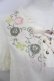 画像6: axes femme / 胸元刺繍編み上げトップス  アイボリー T-25-08-12-002-AX-TO-SA-ZT