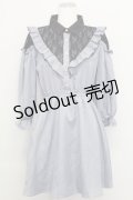 LOLITAその他(お買取対象外) / レース切り替えワンピース M ブルーグレー T-25-08-12-024-LO-OP-SA-ZI