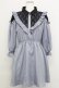 画像1: LOLITAその他(お買取対象外) / レース切り替えワンピース M ブルーグレー T-25-08-12-024-LO-OP-SA-ZT (1)