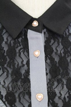 画像4: LOLITAその他(お買取対象外) / レース切り替えワンピース M ブルーグレー T-25-08-12-024-LO-OP-SA-ZT