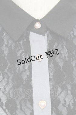 画像4: LOLITAその他(お買取対象外) / レース切り替えワンピース M ブルーグレー T-25-08-12-024-LO-OP-SA-ZI