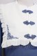 画像5: axes femme POETIQUE / チャイナボタン刺繍襟付ワンピース M ブルー T-25-08-12-025-AX-OP-SA-ZT