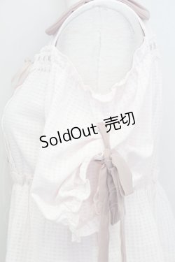 画像3: axes femme POETIQUE / 肩リボントップス  ピンク T-25-08-12-005-AX-TO-SA-ZI