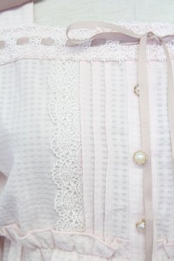 画像4: axes femme POETIQUE / 肩リボントップス  ピンク T-25-08-12-005-AX-TO-SA-ZT