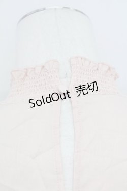 画像3: axes femme / ピンタックレースハイネックブラウス  ピンク T-25-08-12-006-AX-BL-SA-ZI