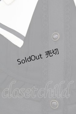 画像4: axes femme POETIQUE / セーラー半袖ブラウス  黒Ｘ白 T-25-08-12-014-AX-BL-SA-ZI