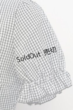 画像4: LIZ LISA / ギンガムチェックワンピース  黒Ｘ白 T-25-08-16-024-LO-OP-SA-ZI