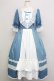 画像1: Chalmiere / シュエットワンピース M ブルー T-25-08-16-027-LO-OP-SA-ZT (1)