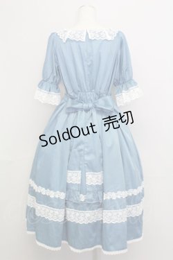 画像2: Chalmiere / シュエットワンピース M ブルー T-25-08-16-027-LO-OP-SA-ZI