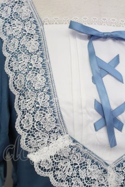 画像4: Chalmiere / シュエットワンピース M ブルー T-25-08-16-027-LO-OP-SA-ZT