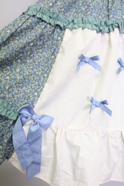 画像4: axes femme kawaii / ハミングフローラジャンスカ  グリーン T-25-08-16-028-AX-OP-SA-ZT