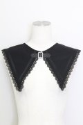 DearMyLove / バックル十字架チャームつけ襟  黒 T-25-08-16-039-EL-ZA-SA-ZT