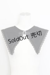 DearMyLove / バックル十字架チャームつけ襟  黒 T-25-08-16-039-EL-ZA-SA-ZI